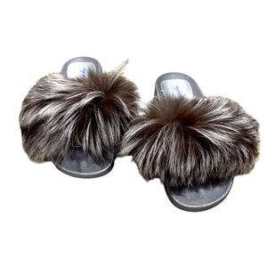Branchè KiKi Fur Slides Women’s Size 8 – Excellent Condition – Worn Once